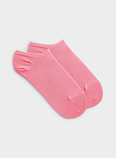 Lisle no-show socks
