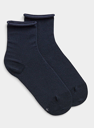 La chaussette cheville tricot velout&eacute;e