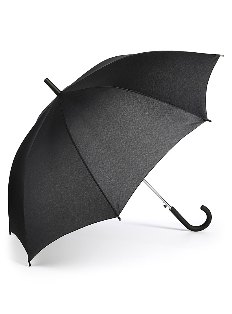 Le 31: Le parapluie monochrome Noir pour homme