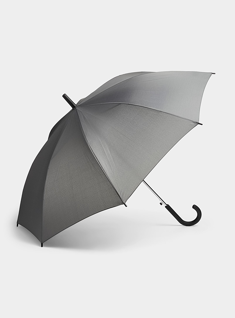 Le 31 Grey Monochrome umbrella for men