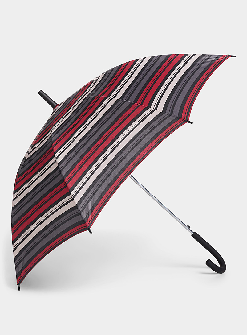 Simons Pink Sepia tartan umbrella for women