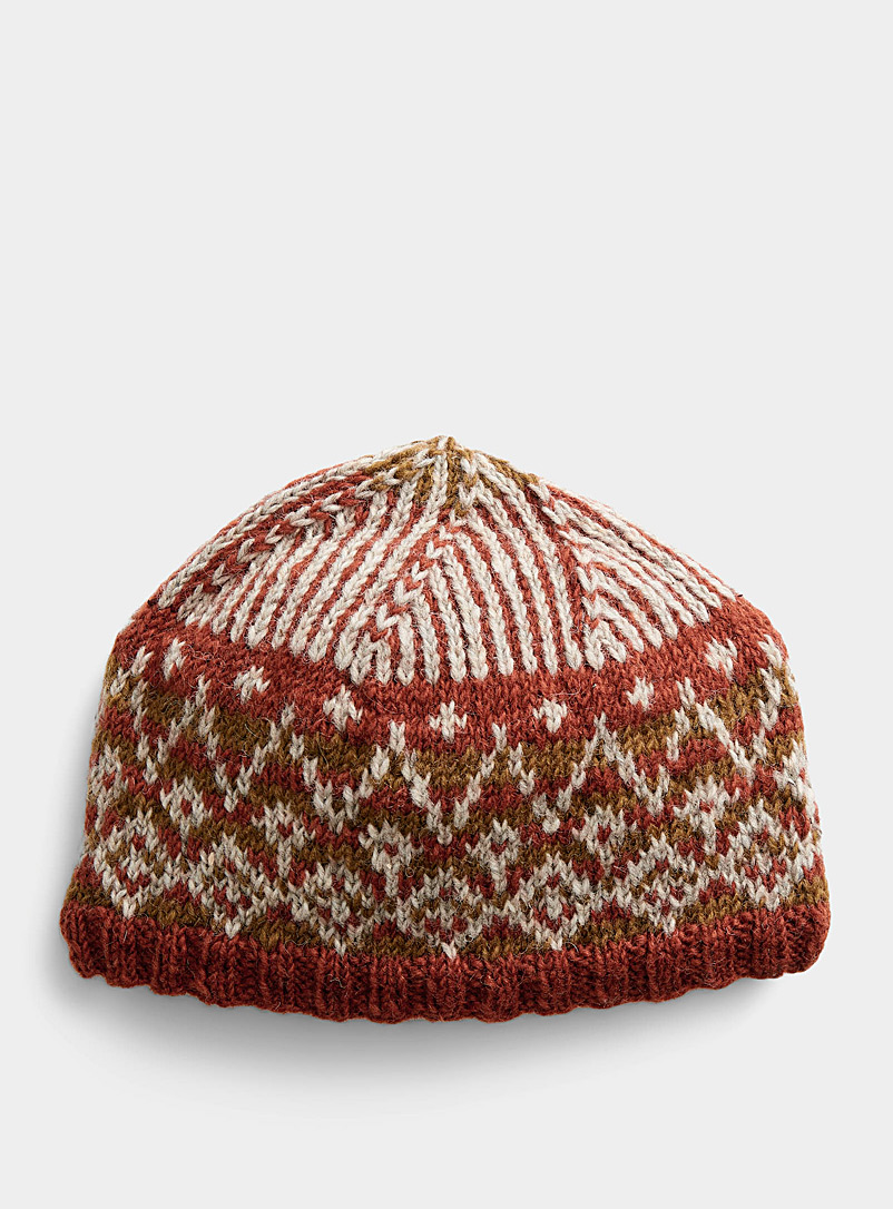 Lost Horizons Red Victor wool tuque for men