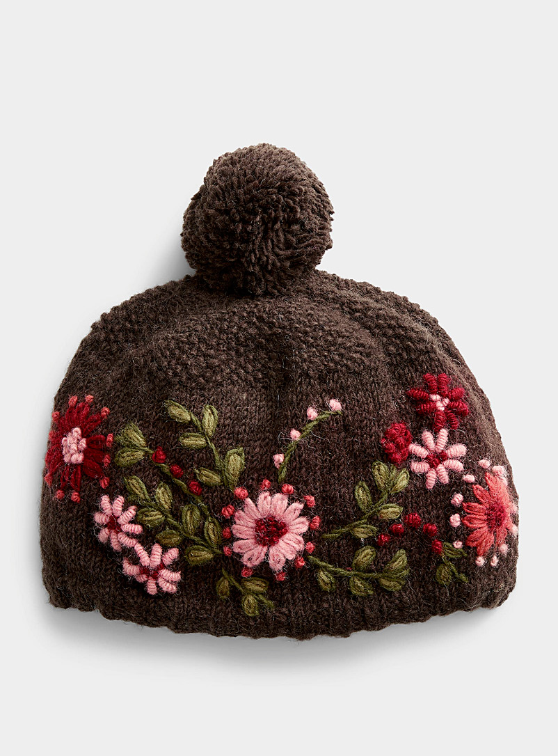 Simons Brown Olivia tuque for women