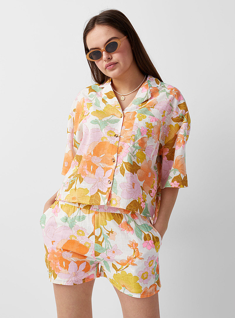 Billabong Assorted Tropical print shirt for women