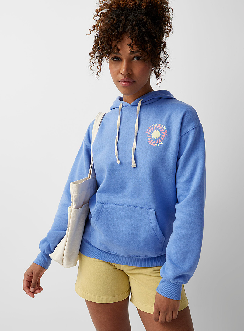 Billabong Baby Blue Everyday is Sunday hoodie for women