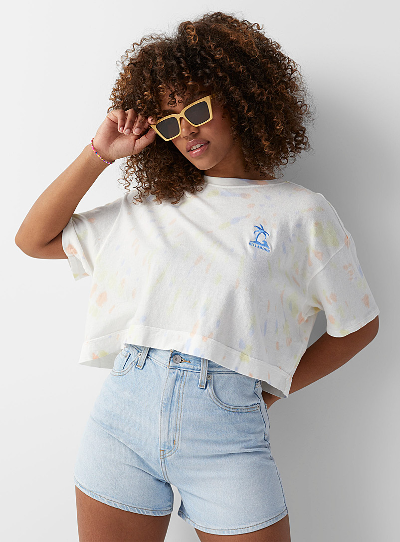 Billabong Assorted Geometric desert boxy-fit T-shirt for women