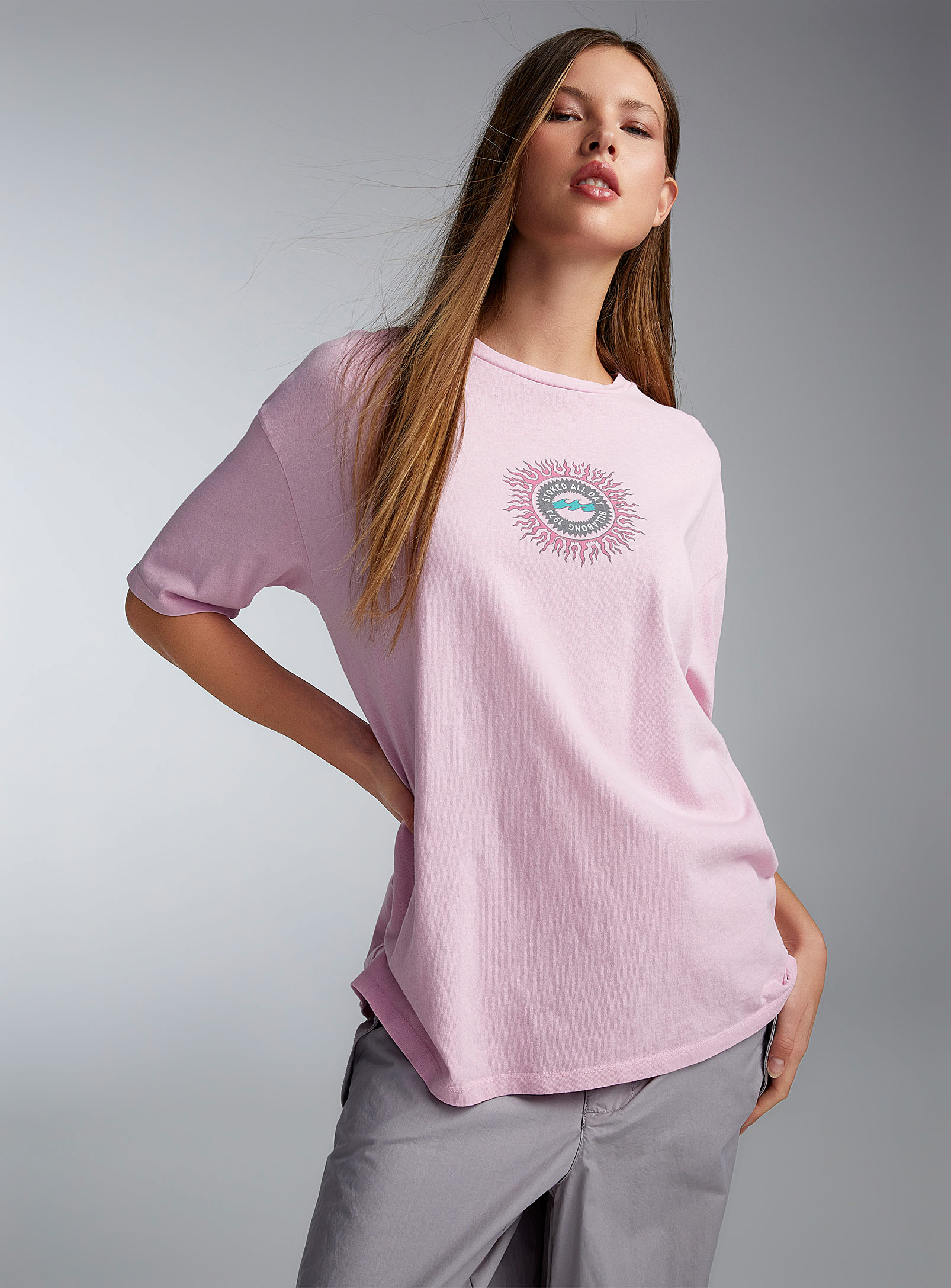 Billabong Geo Sun T-shirt In Lilacs