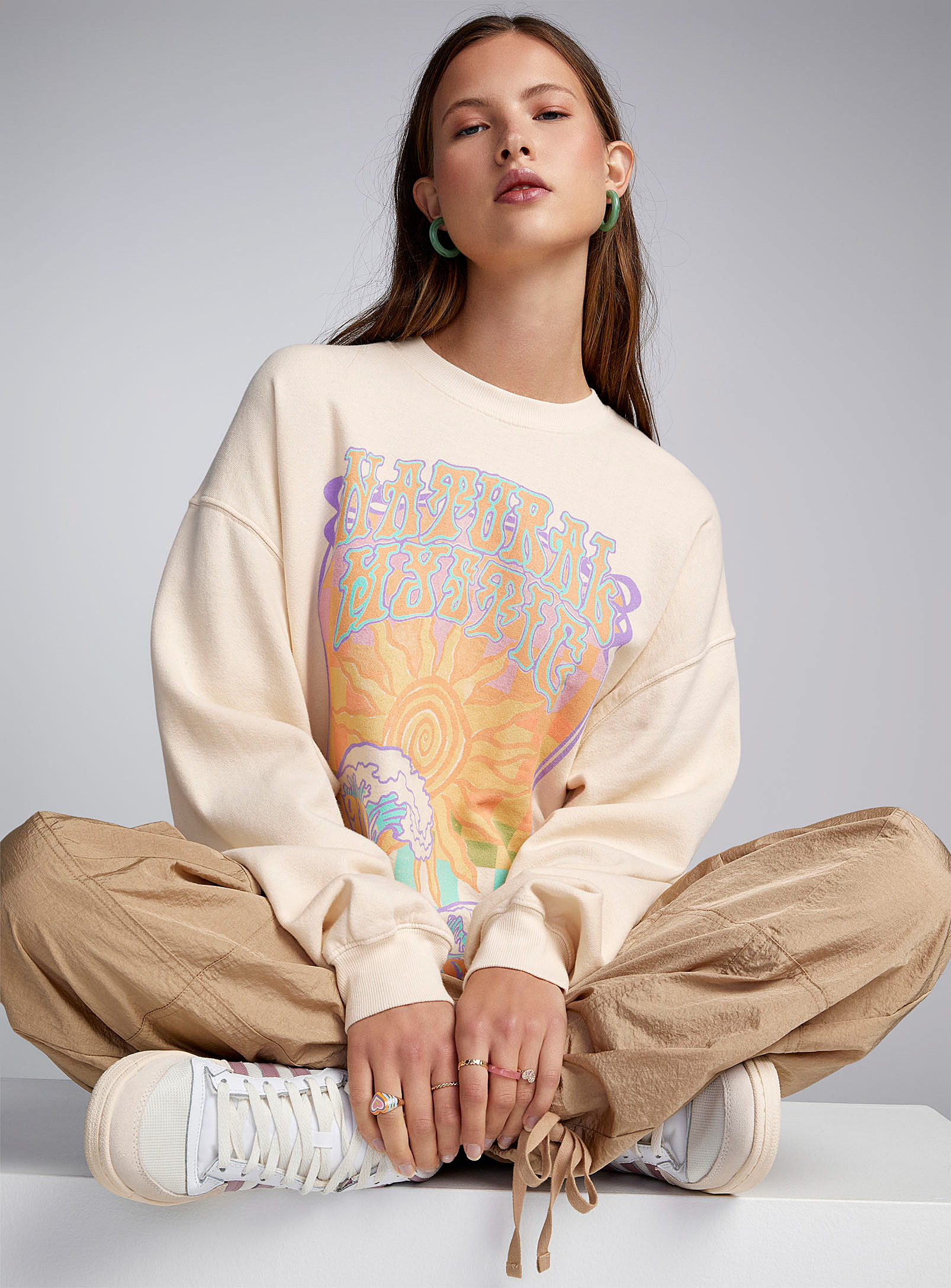 Billabong - Women's Natural Mystic loose sweatshirt
