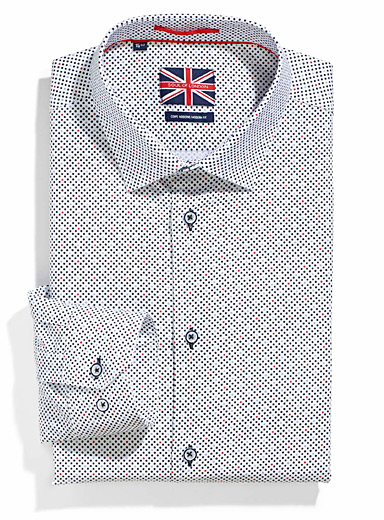 Sailor dots shirt Modern fit | Soul of London | Shop Men's Semi ...