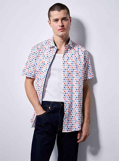 Colourful floral shirt <b>Modern fit</b>