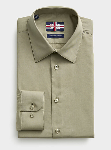 Men's Semi-Tailored Dress Shirts | Simons Canada