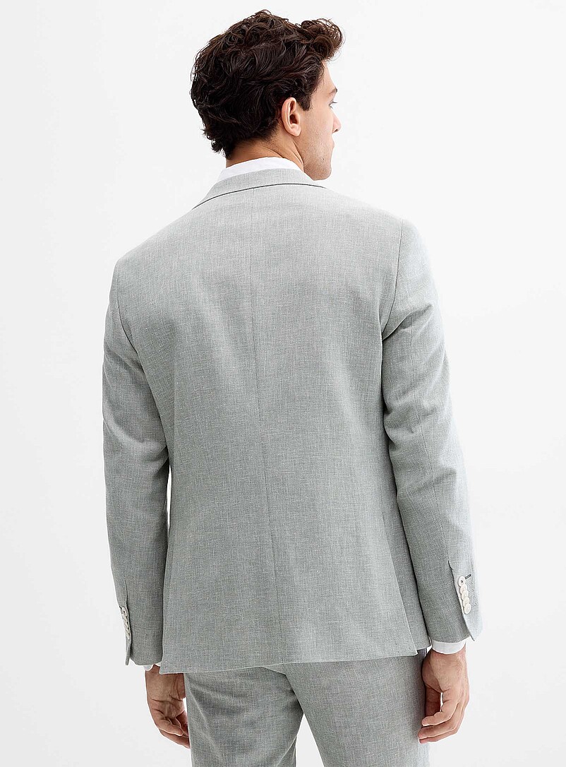 Soul of London Sand Cotton and linen jacket for men