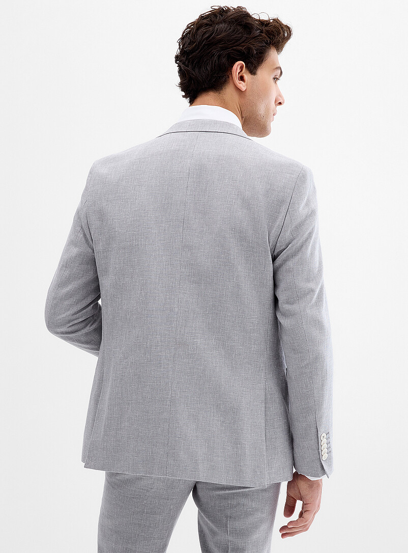 Soul of London Sand Cotton and linen jacket for men