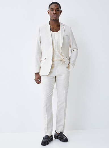 Cotton-linen pant <b>Slim fit</b>