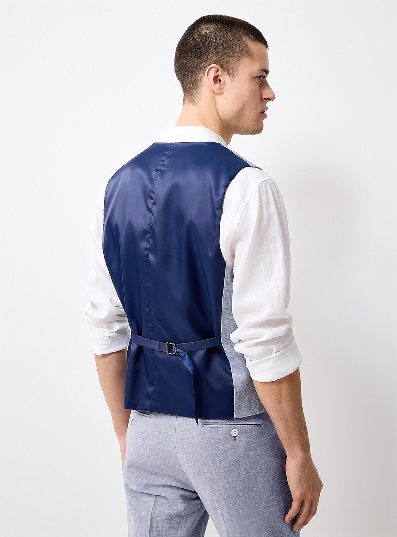 Cotton-linen vest | Soul of London | | Simons