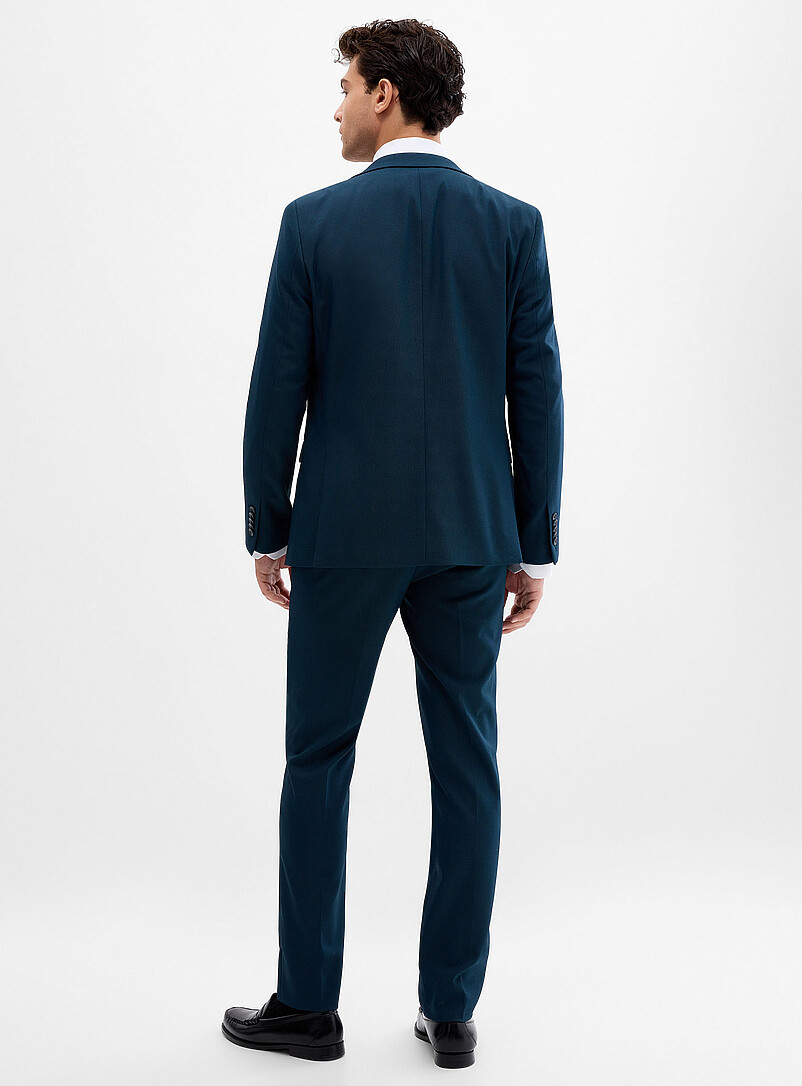 Soul of London Sand Two-tone thread piqu&eacute; suit <b>Slim fit</b> for men
