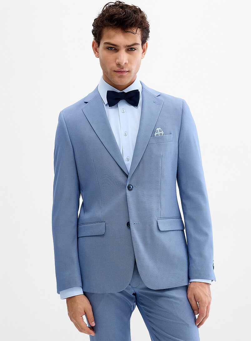 Soul of London Sand Two-tone thread piqu&eacute; suit <b>Slim fit</b> for men