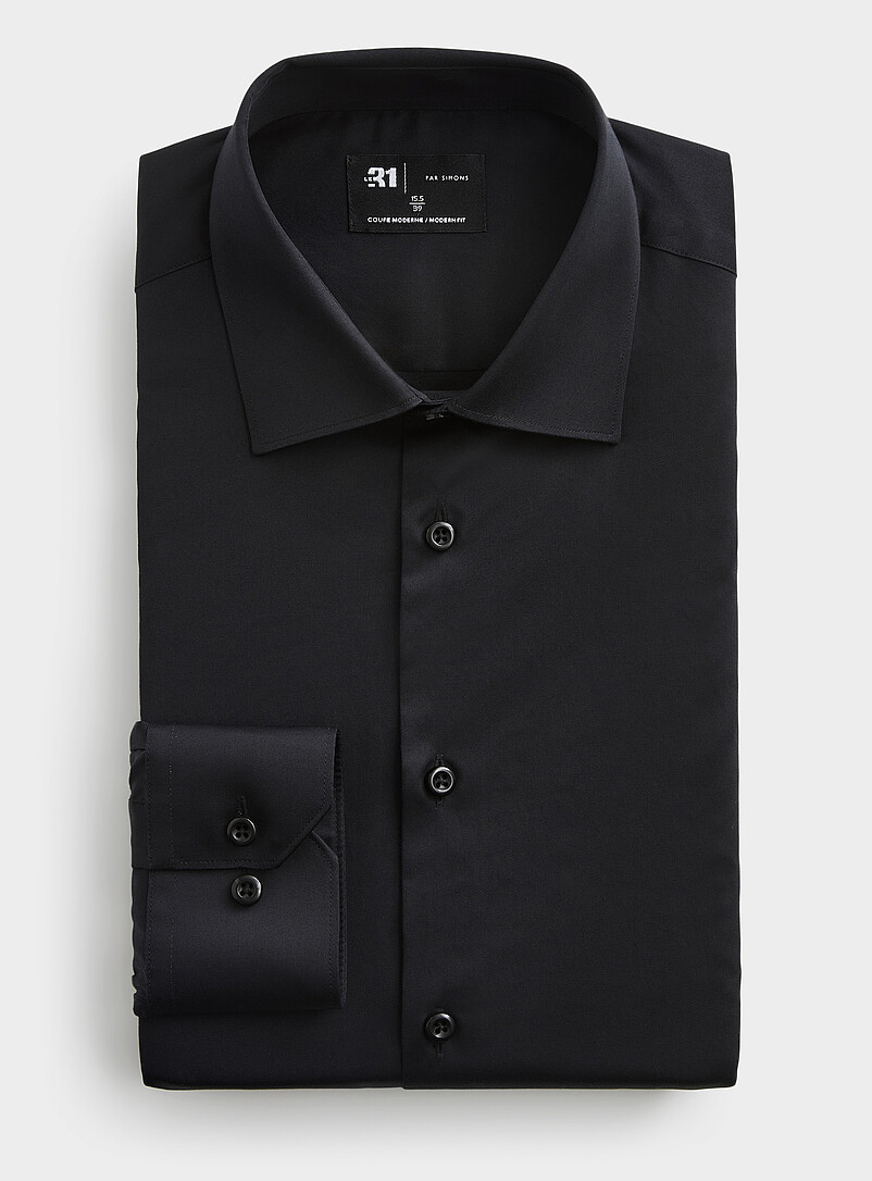Essential Satiny Cotton Shirt Modern Fit