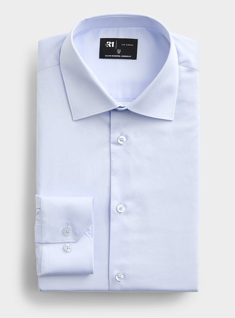 Essential Satiny Cotton Shirt Modern Fit