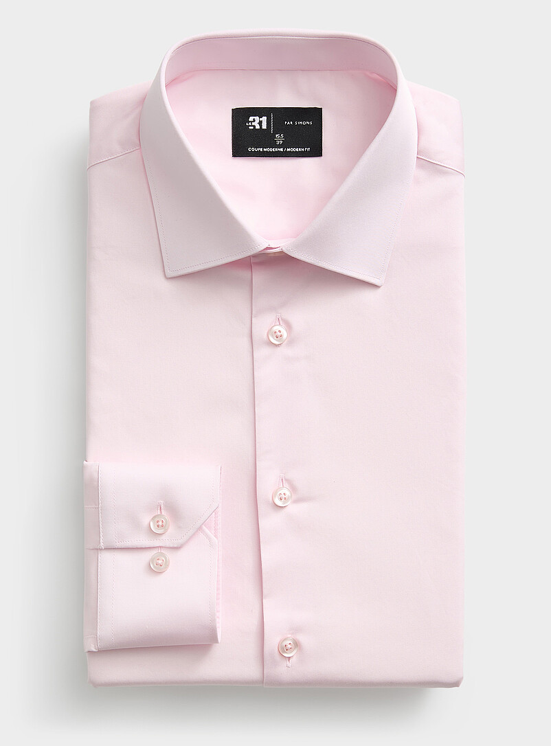 Essential Satiny Cotton Shirt Modern Fit