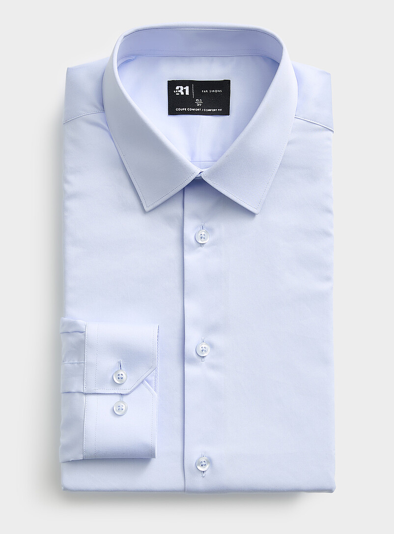 Satiny 100% cotton shirt Comfort fit product image (primary)