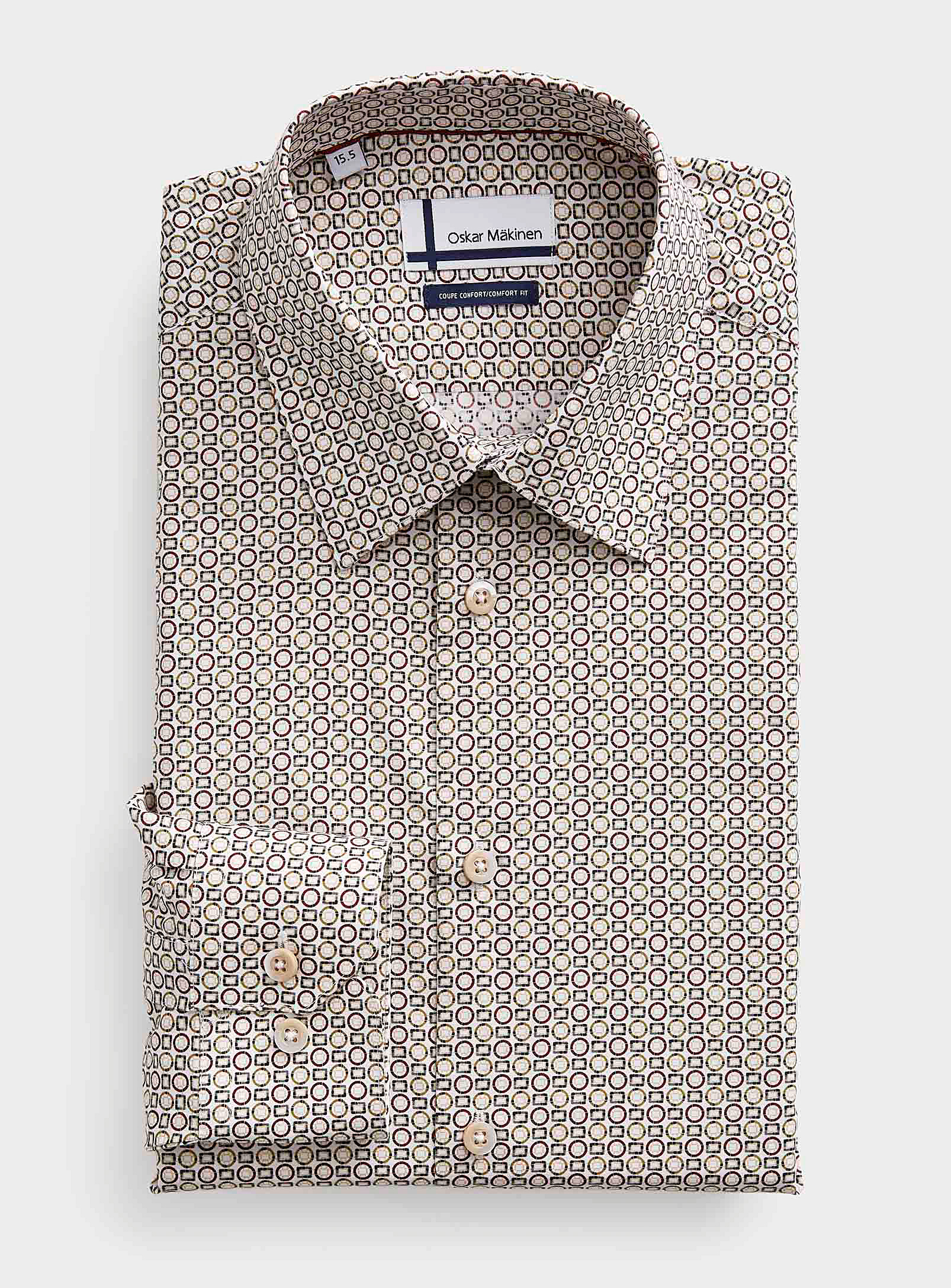 Oskar Mäkinen - Men's Bauhaus mosaic shirt Comfort fit