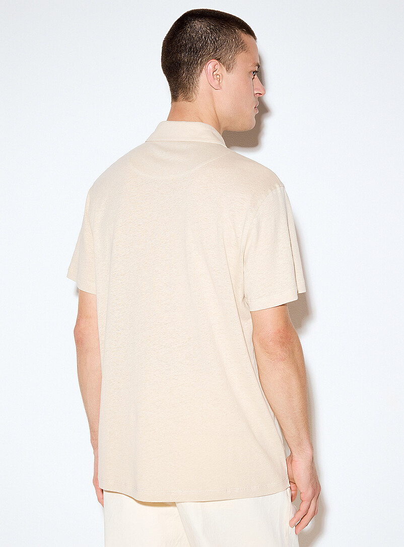 Hemp and cotton polo product image 2