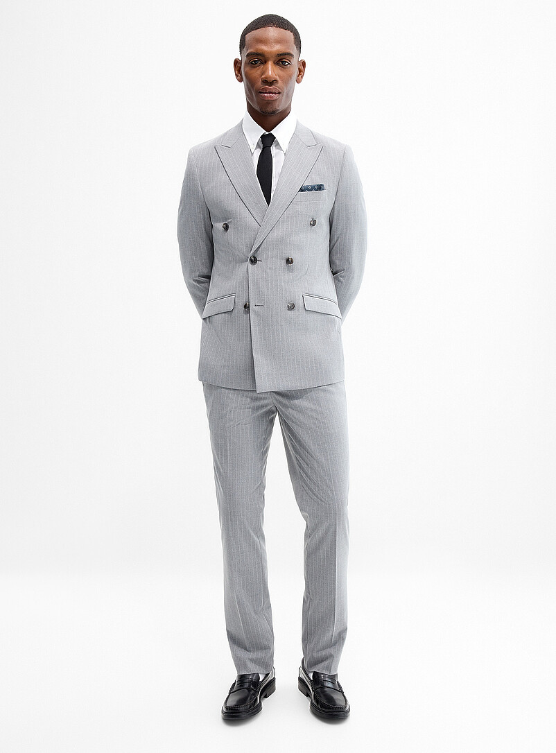 Banker-stripe suit Slim fit product image (primary)