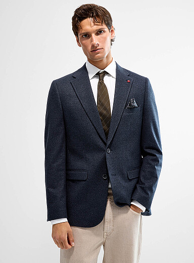 Ultra-soft flannel-like blazer