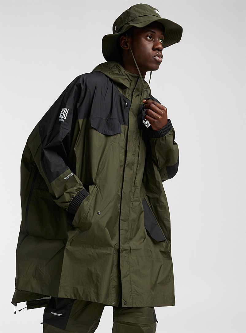 The North Face x Undercover Mossy Green Soukuu Hike two-tone packable parka for men