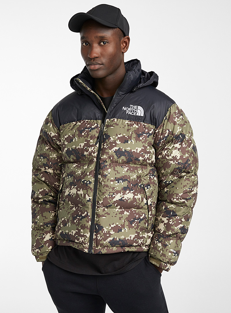 north face grey puffer jacket