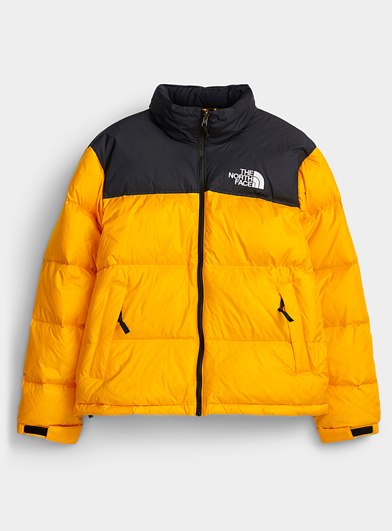 north face yellow puffer - generate 