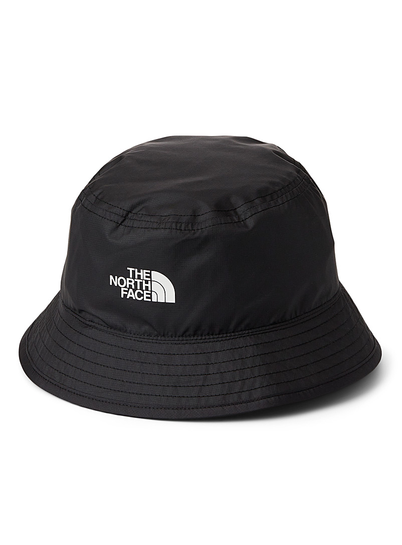 The North Face Black Hidden pocket lightweight nylon bucket hat for women