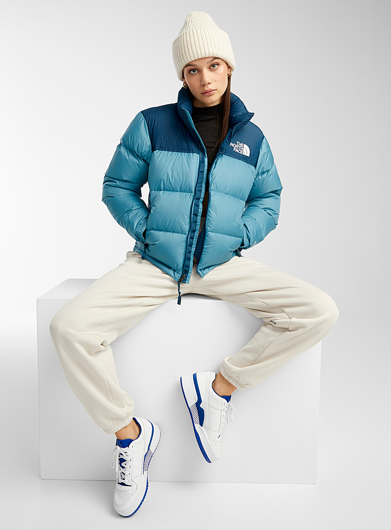 The North Face Blue 1996 Retro Nuptse puffer jacket for women