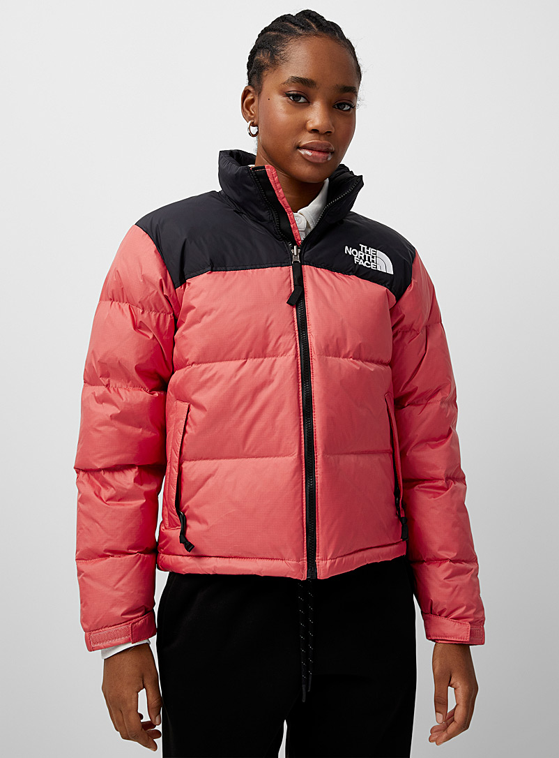The North Face Pink 1996 Retro Nuptse puffer jacket for women