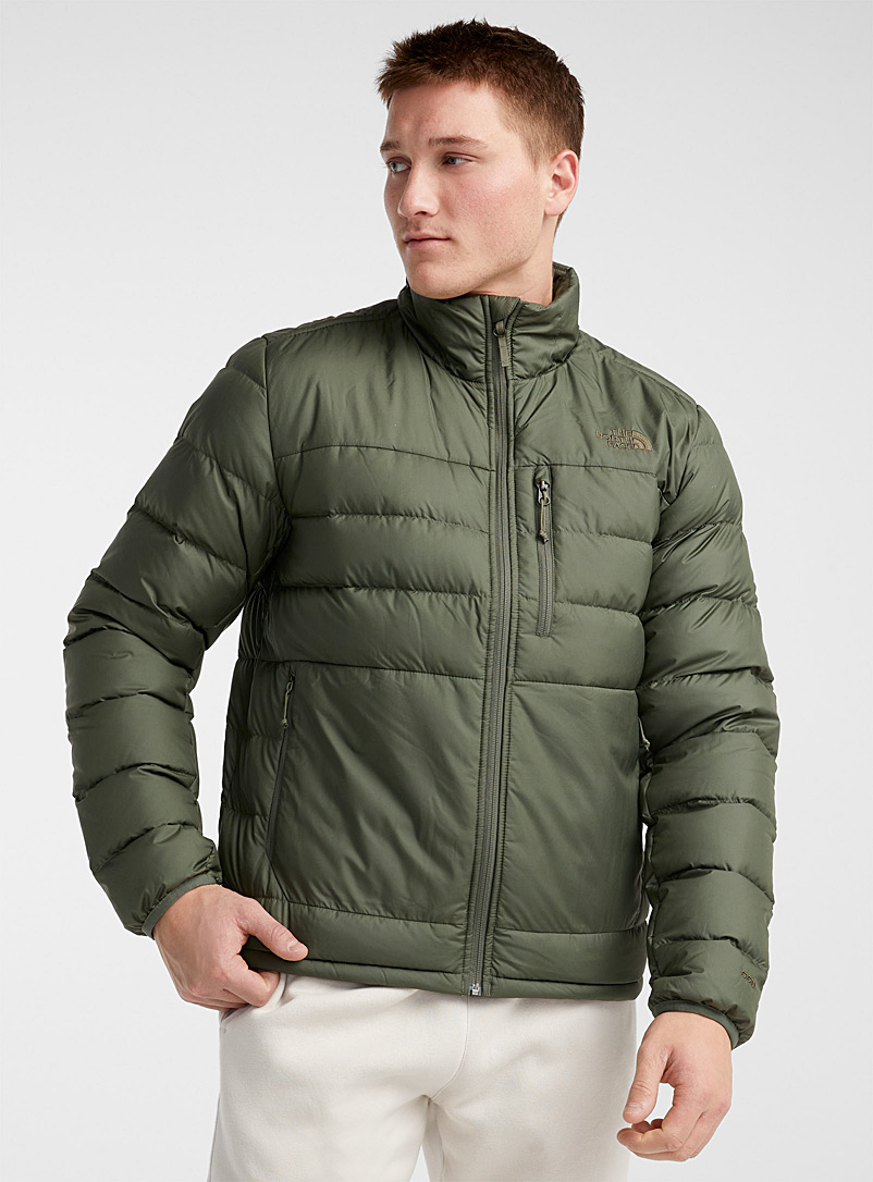 The North Face Khaki Aconcagua quilted jacket Relaxed fit for men