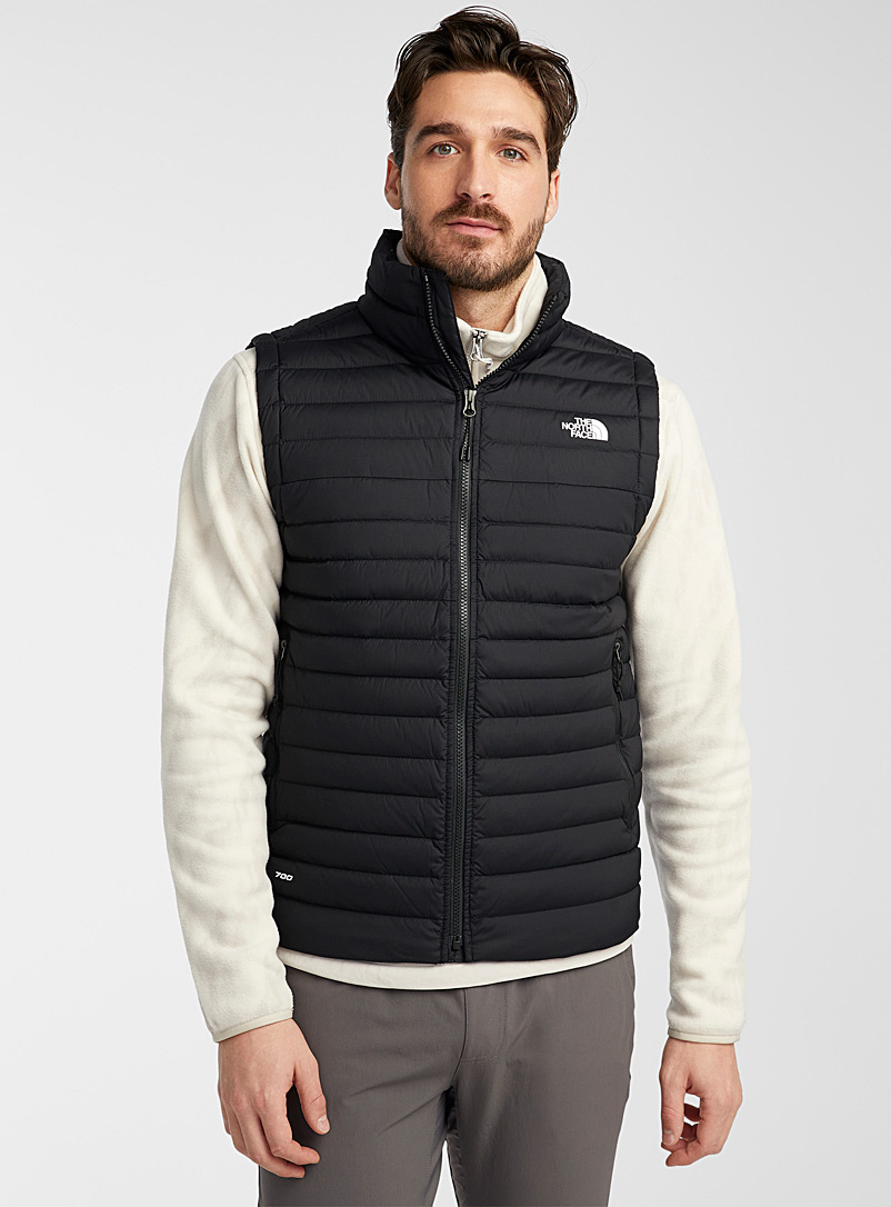 The North Face Black Stretch quilted jacket for men