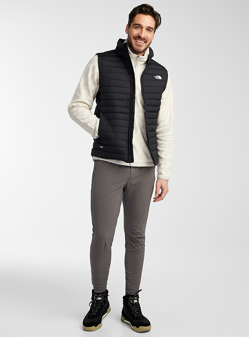 The North Face Black Stretch quilted jacket for men