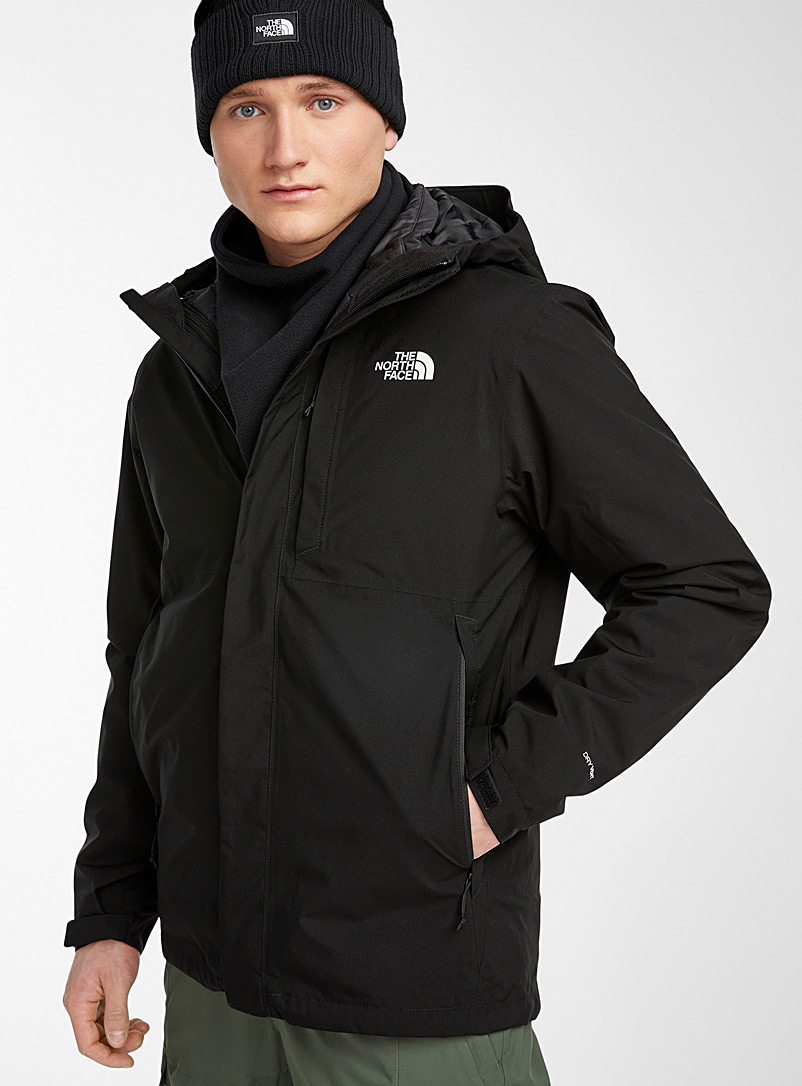 The North Face Black Carto 3-in-1 coat Regular fit for men