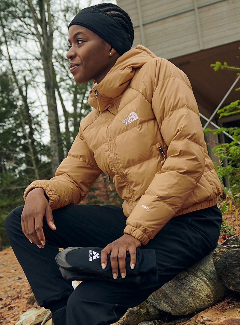 The North Face Fawn Hydrenalite cropped hooded puffer jacket for women