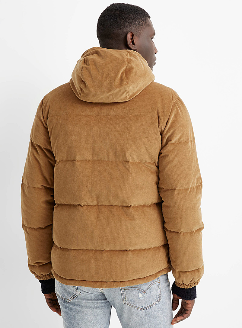 The North Face Toast Sierra corduroy puffer jacket for men