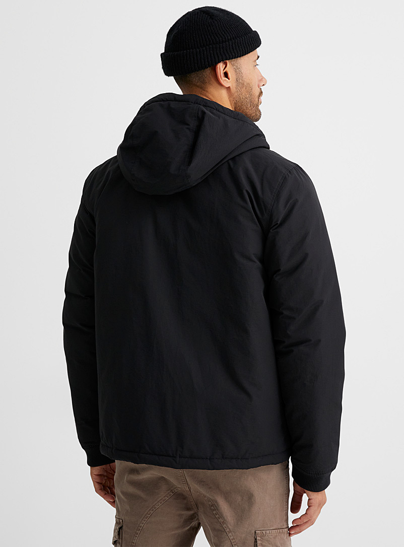 The North Face Black Sherpa-lined hooded Terrain jacket for men