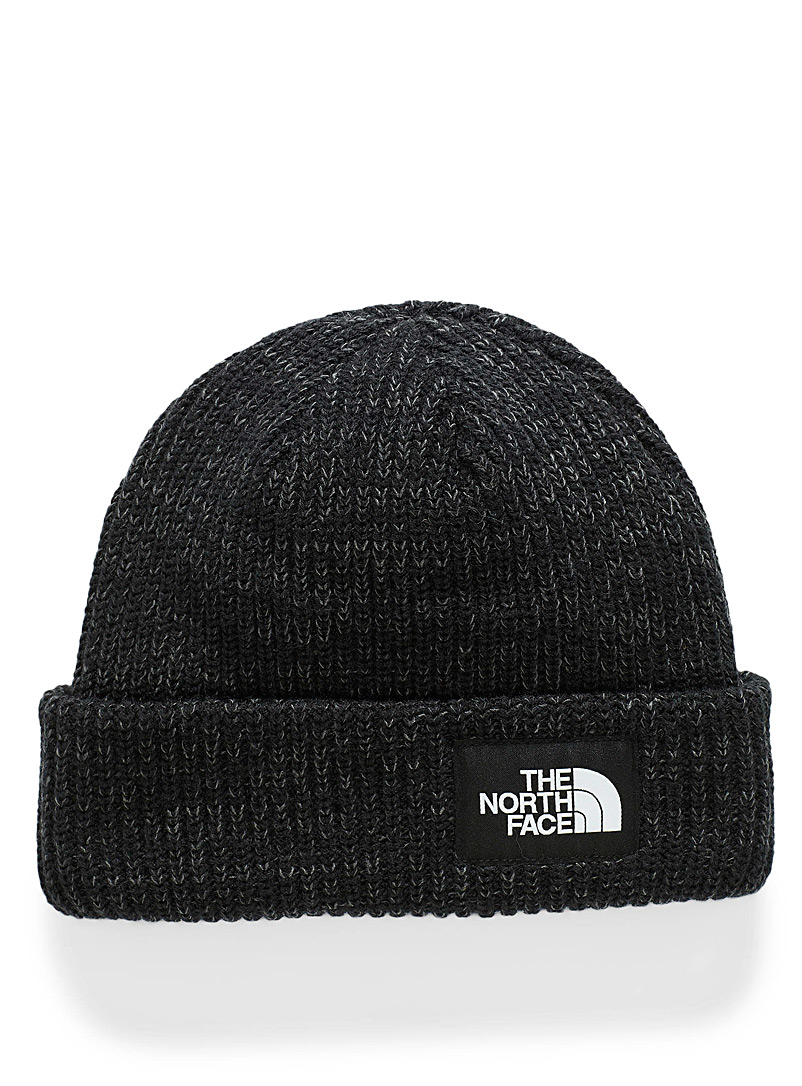 The North Face Black Salty Dog ribbed tuque for women