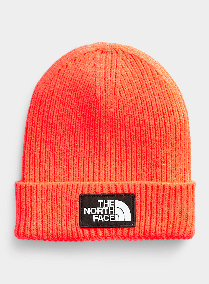 The North Face Coral Ribbed emblem tuque for women