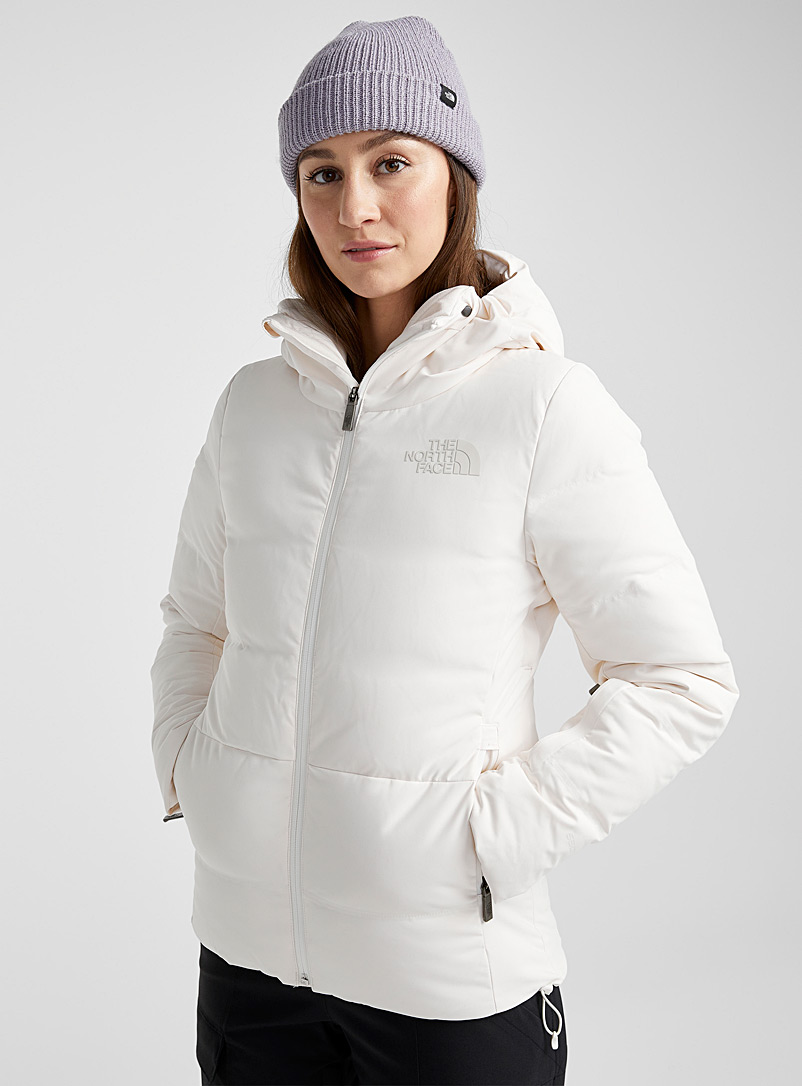 The North Face White Cirque puffer coat Fitted style for women
