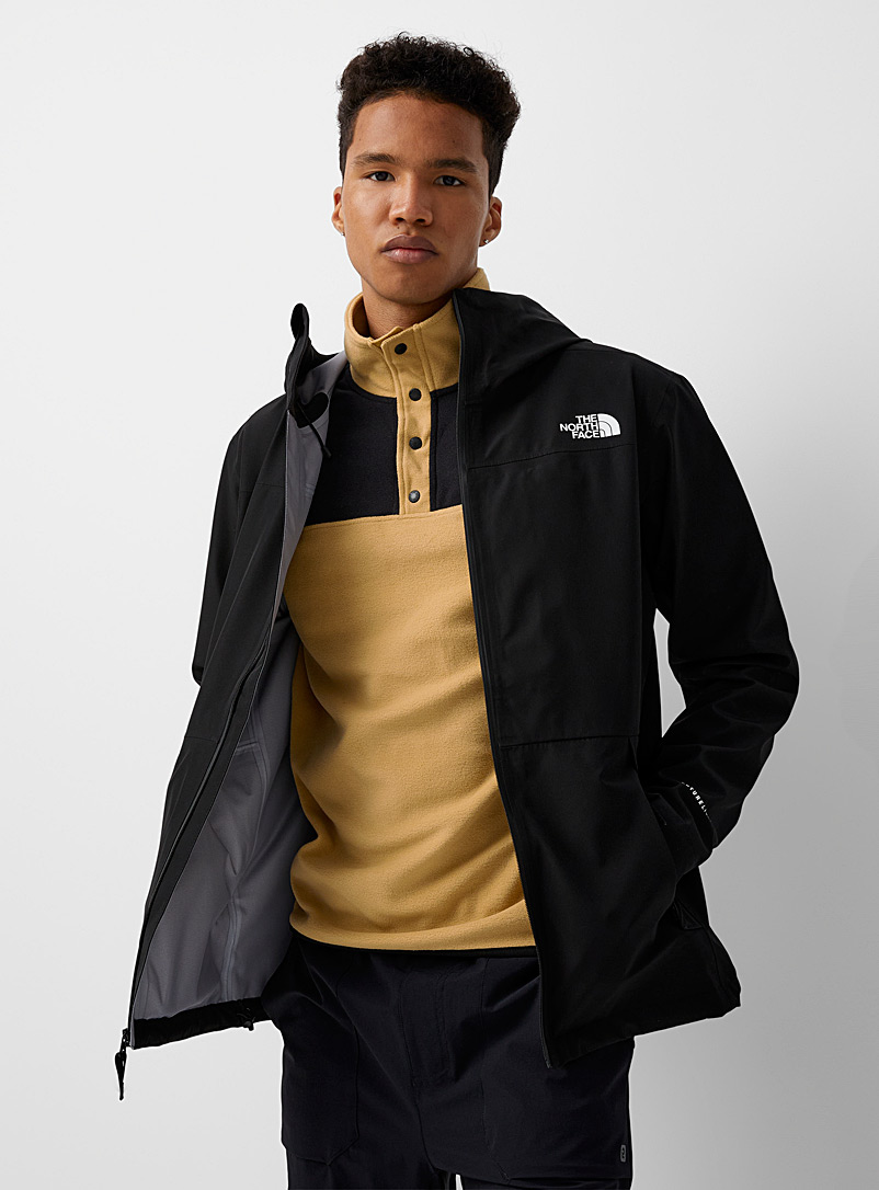 The North Face Black Drizzle FUTURELIGHT packable raincoat for men