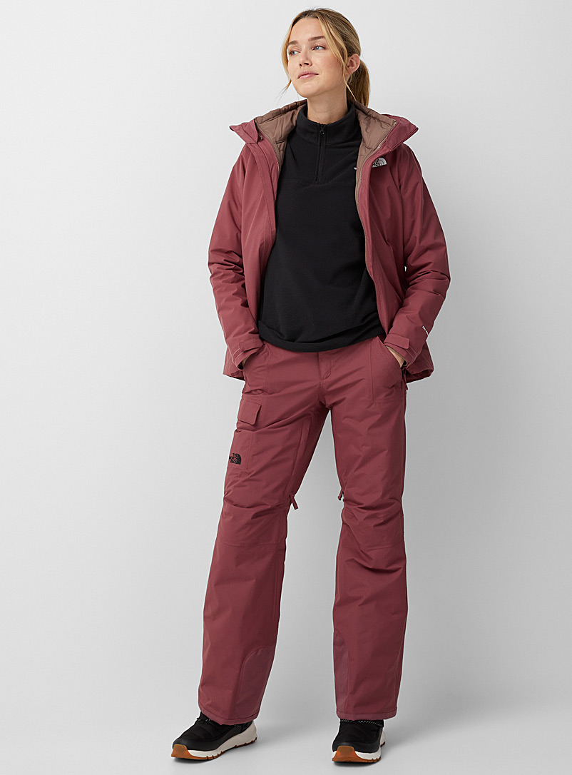 The North Face Cherry Red Freedom insulated pant Classic fit for women