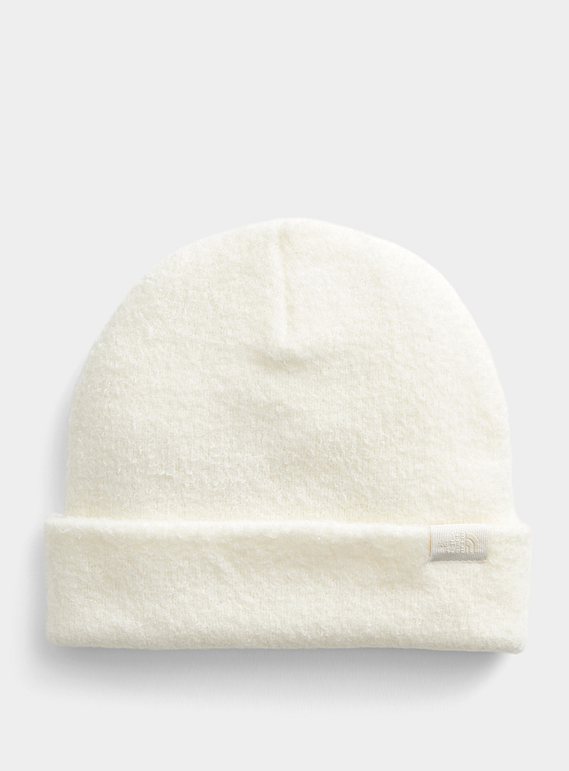 The North Face Ivory White City Plush tuque for women