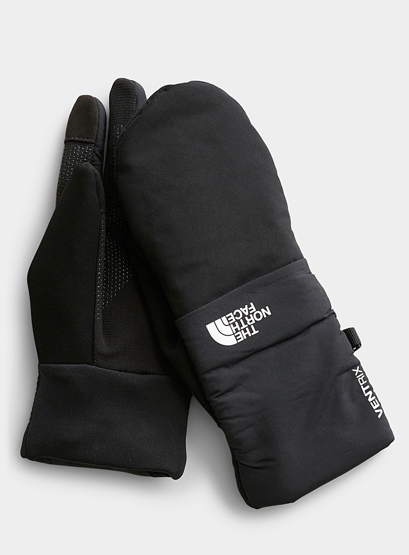 The North Face Black Ventrix hybrid gloves for men