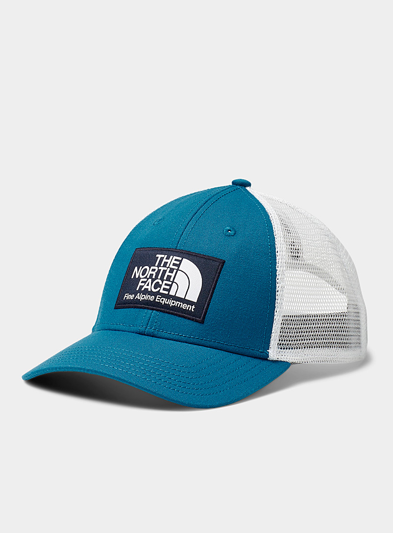 The North Face Blue Mudder trucker cap for men